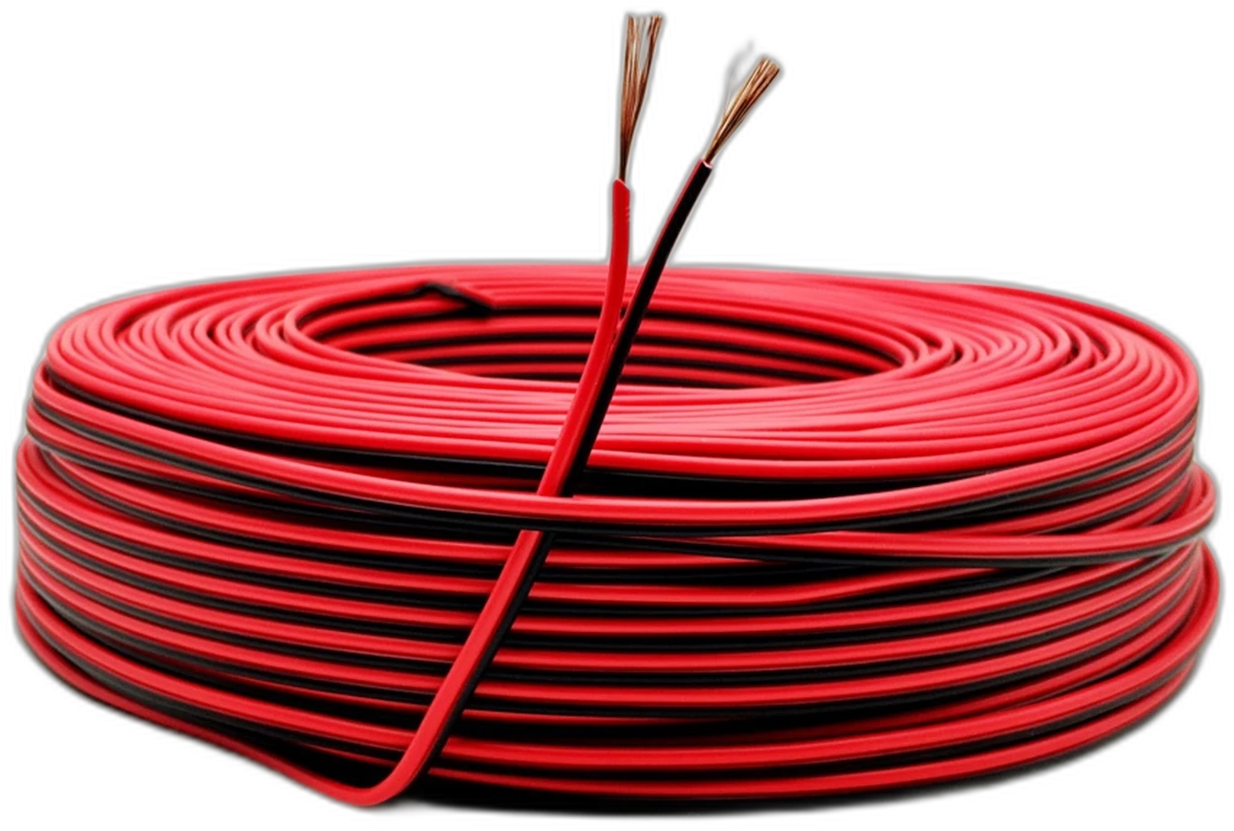 Speaker Cable sample - Black Red Speaker Wire