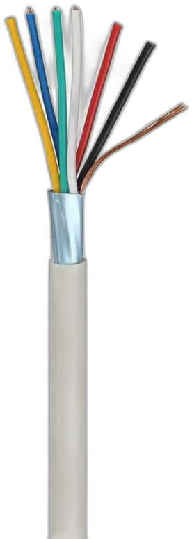 6 Core Shielded White - Security Cable | LANP CABLE manufacturer