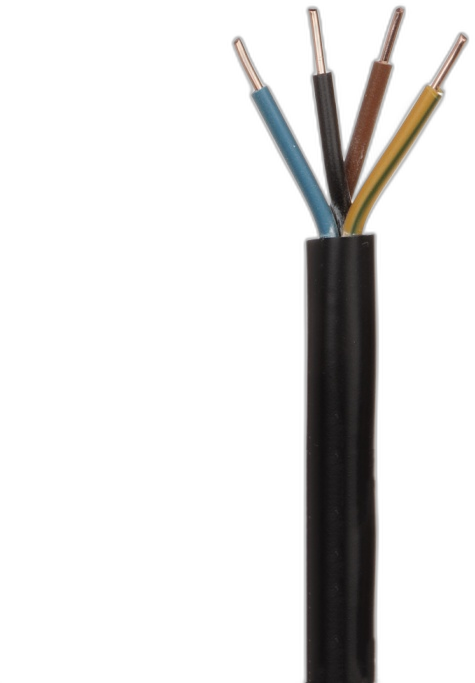 4 Core Solid Black - Multi-Core Cable | LANP CABLE manufacturer